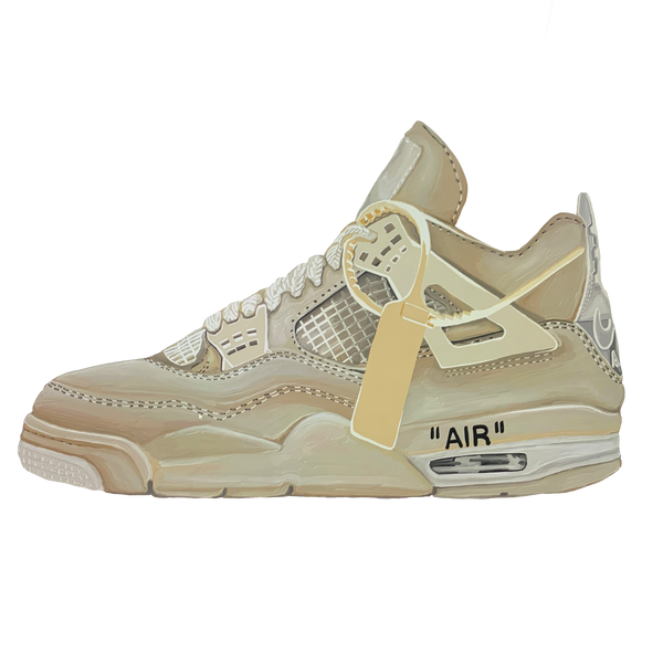 Jordan retro 4 off white sales