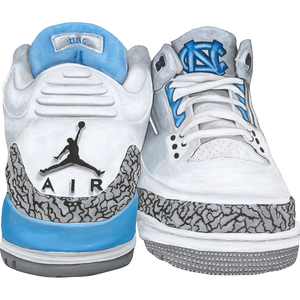 jordan-3-unc-wall-print